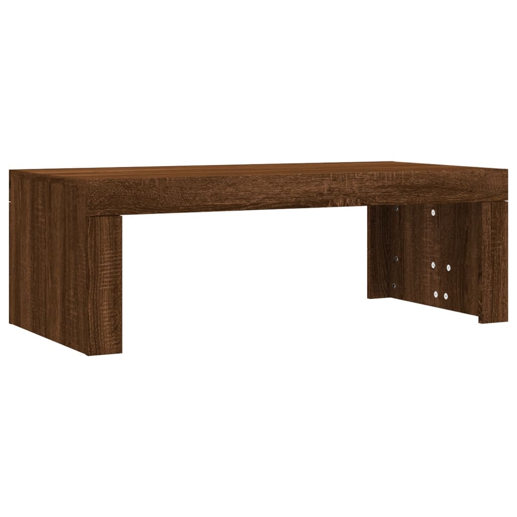 vidaXL Coffee Table Brown Oak 102x50x36 cm Engineered Wood