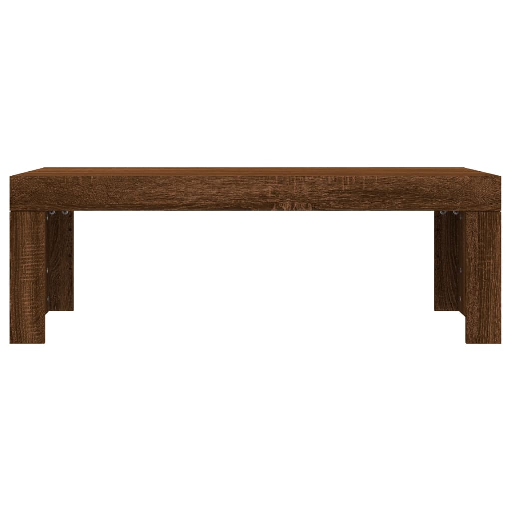 vidaXL Coffee Table Brown Oak 102x50x36 cm Engineered Wood