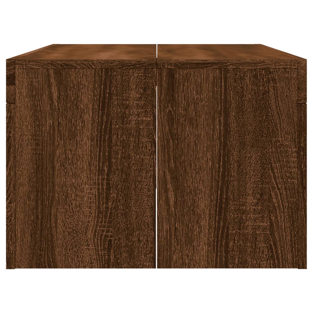 vidaXL Coffee Table Brown Oak 102x50x36 cm Engineered Wood