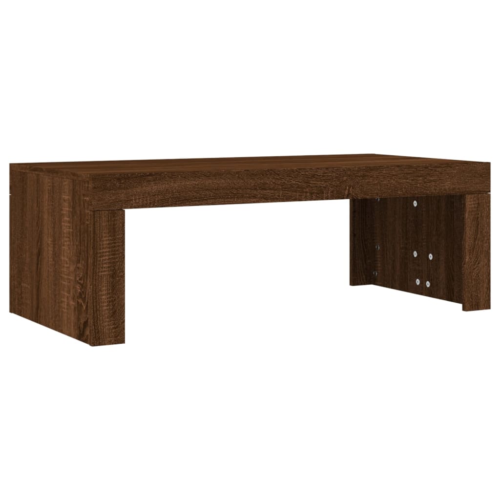 vidaXL Coffee Table Brown Oak 102x50x36 cm Engineered Wood