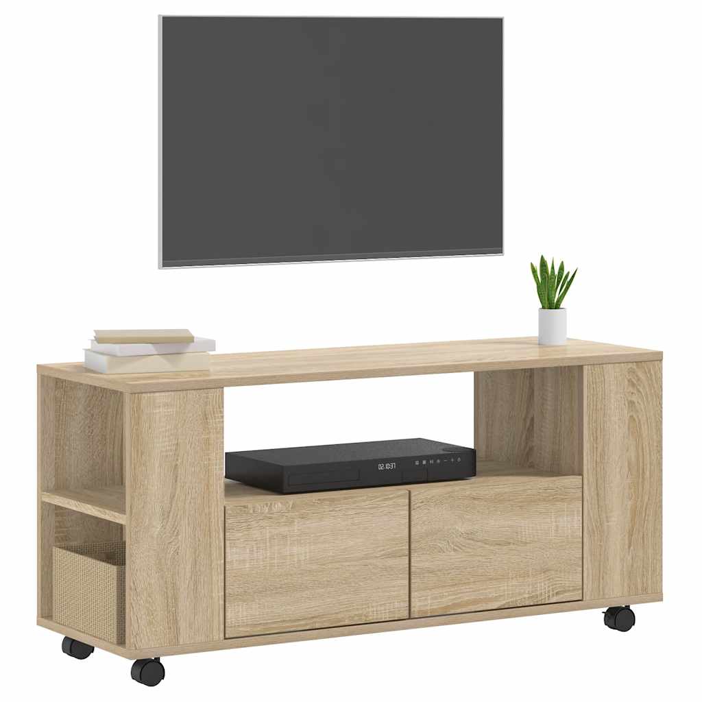 TV Cabinet Sonoma Oak 102x34,5x43 cm Engineered Wood