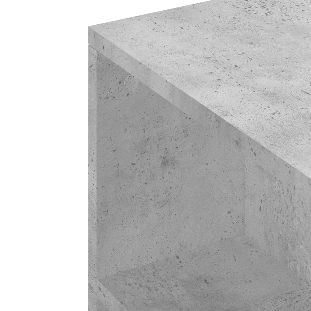 TV Cabinet Concrete Grey 102x34,5x43 cm Engineered Wood