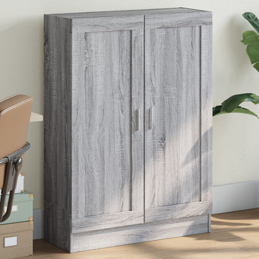 Book Cabinet Grey Sonoma 82,5x30,5x115 cm Engineered Wood