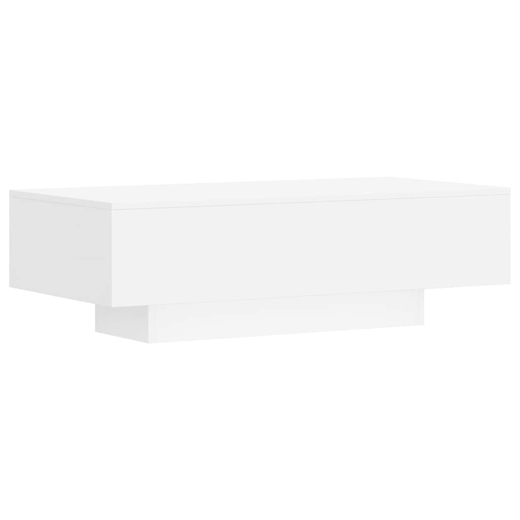 Coffee Table White 100x49,5x31 cm Engineered Wood