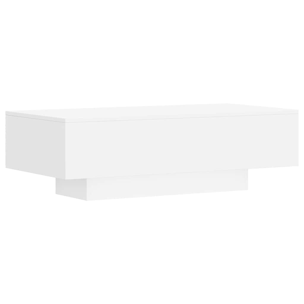 Coffee Table White 100x49,5x31 cm Engineered Wood