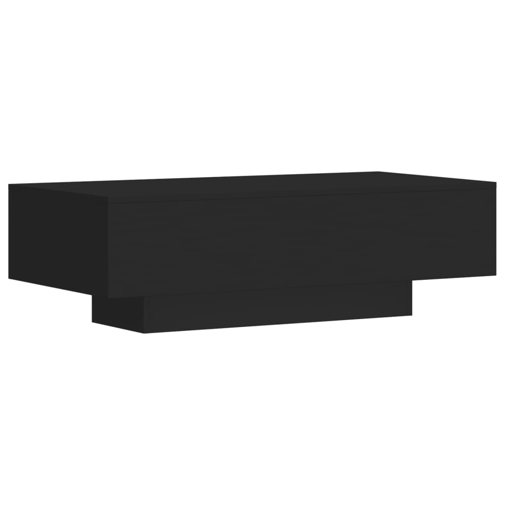 vidaXL Coffee Table Black 100x49.5x31 cm Engineered Wood