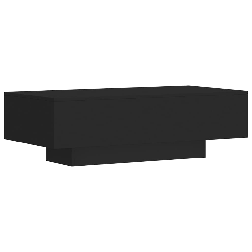 vidaXL Coffee Table Black 100x49.5x31 cm Engineered Wood