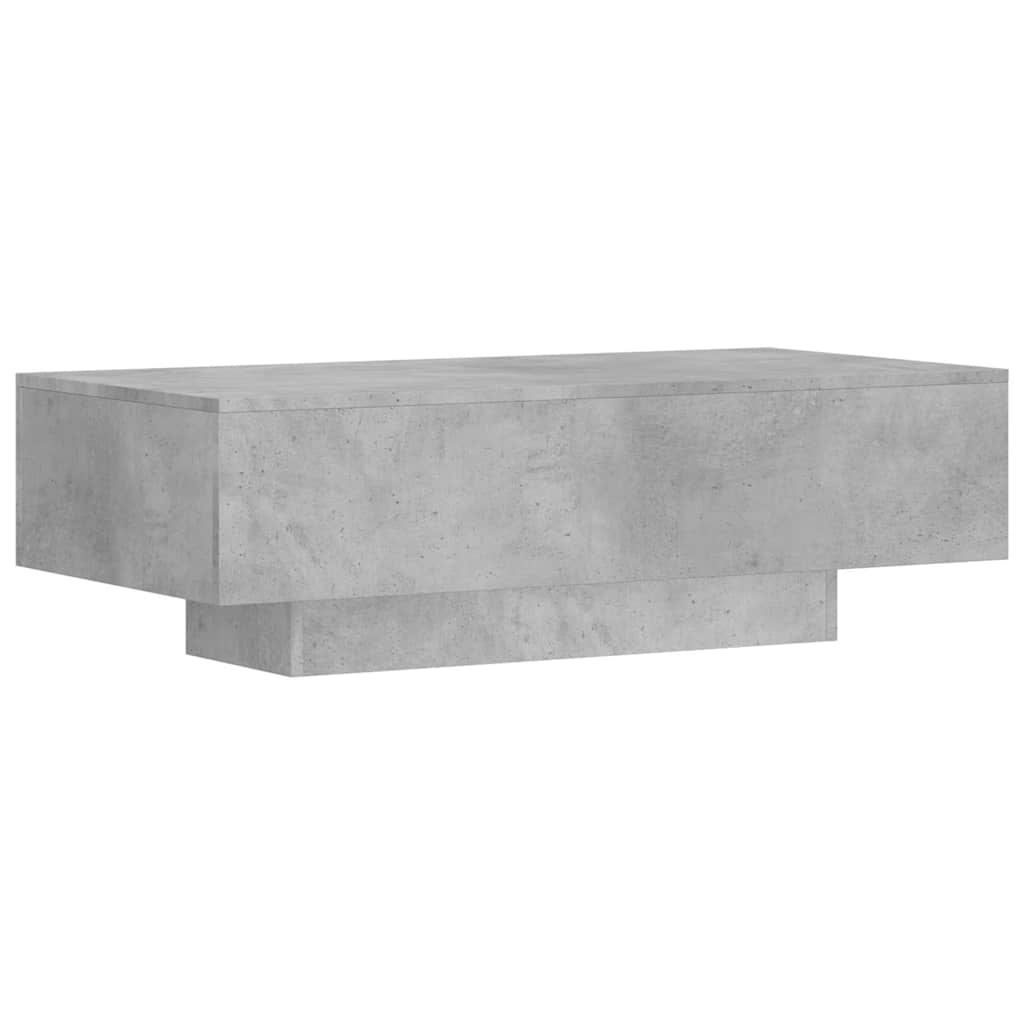 Coffee Table Concrete Grey 100x49,5x31 cm Engineered Wood