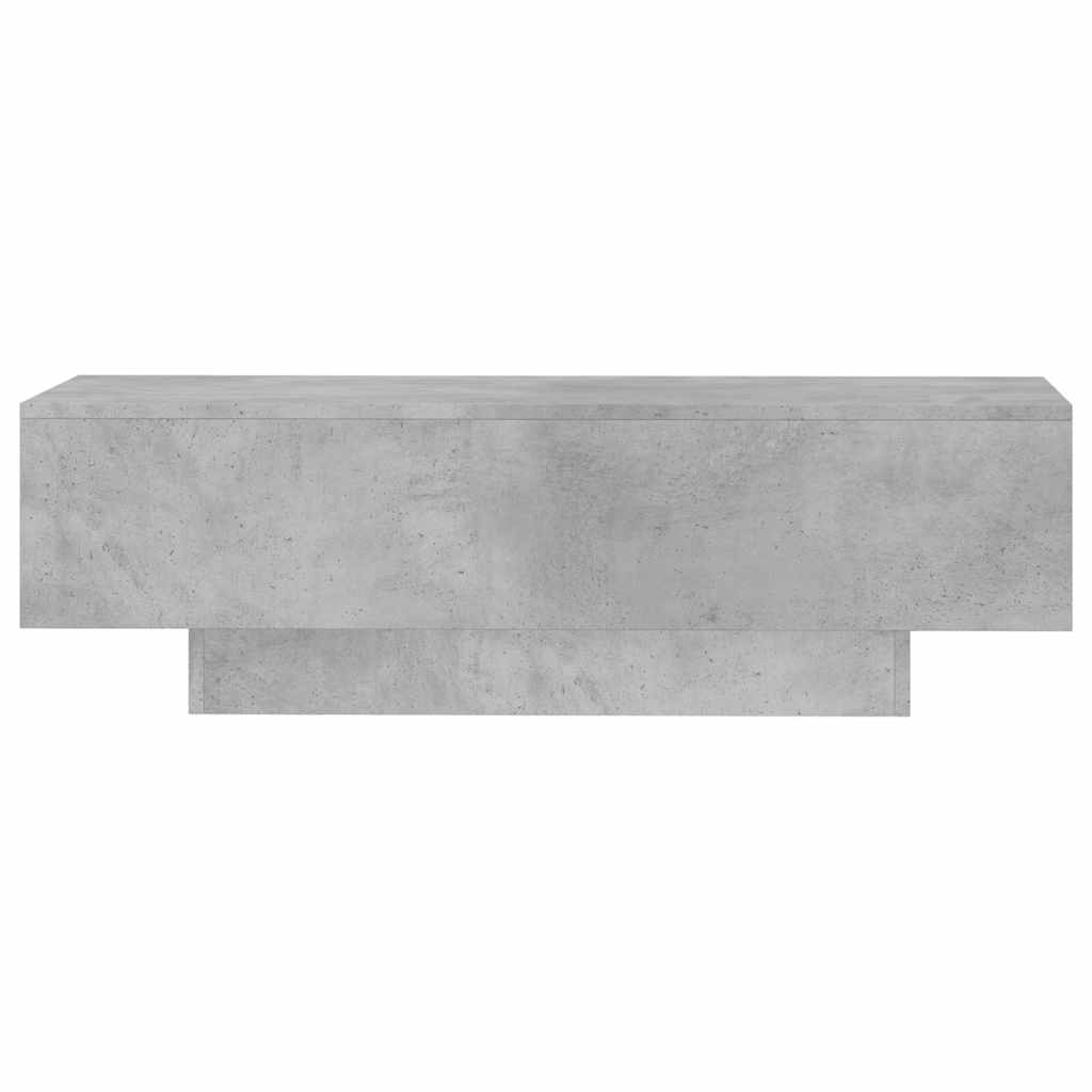 Coffee Table Concrete Grey 100x49,5x31 cm Engineered Wood