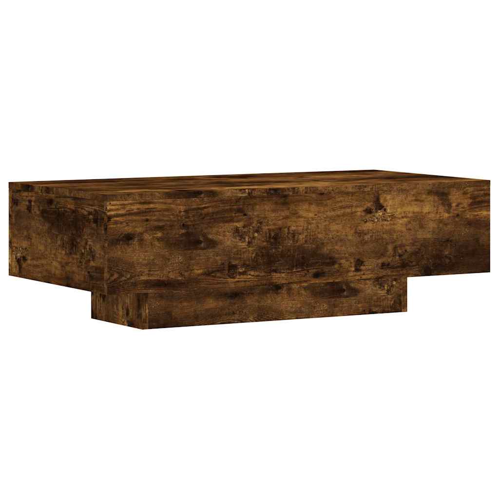 Coffee Table Smoked Oak 100x49,5x31 cm Engineered Wood