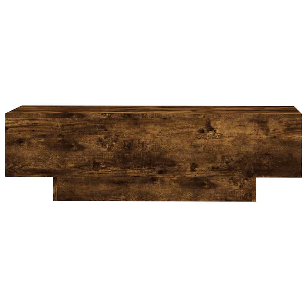 Coffee Table Smoked Oak 100x49,5x31 cm Engineered Wood