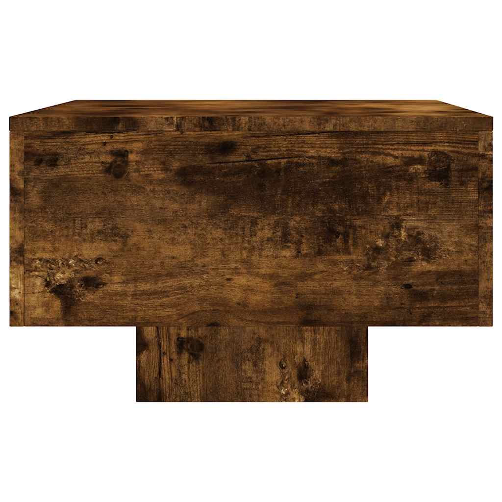 Coffee Table Smoked Oak 100x49,5x31 cm Engineered Wood