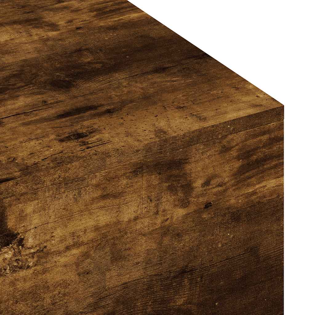 Coffee Table Smoked Oak 100x49,5x31 cm Engineered Wood