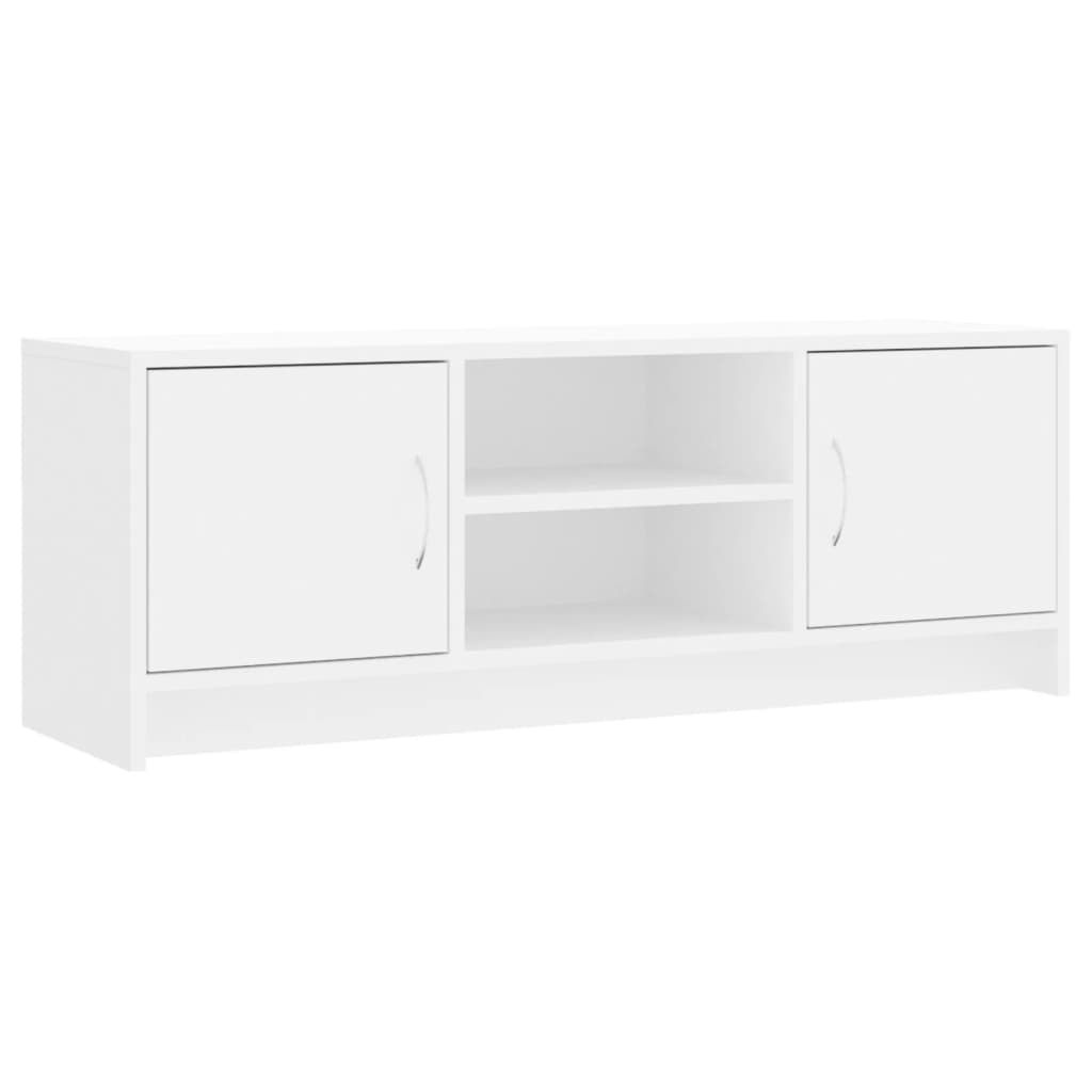 TV Cabinet White 102x30x37,5 cm Engineered Wood