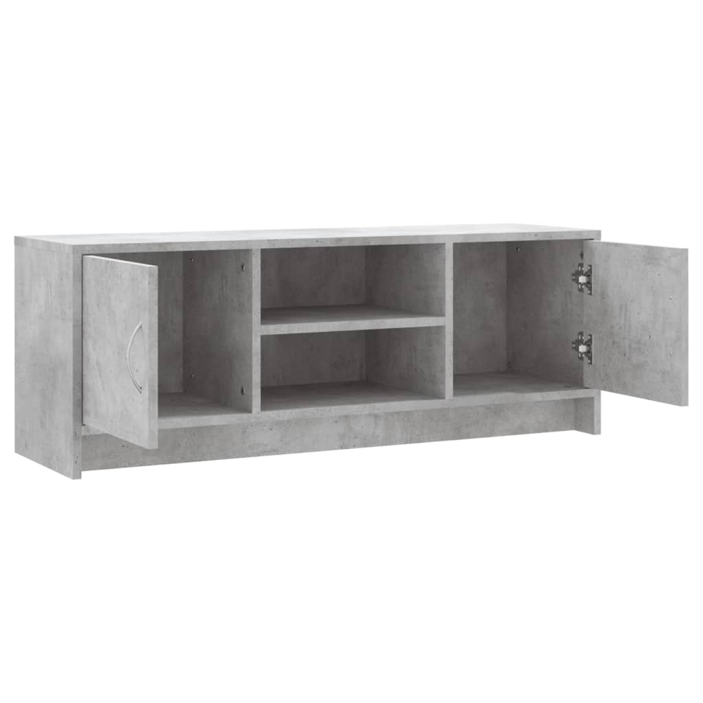 vidaXL TV Cabinet Concrete Grey 102x30x37.5 cm Engineered Wood