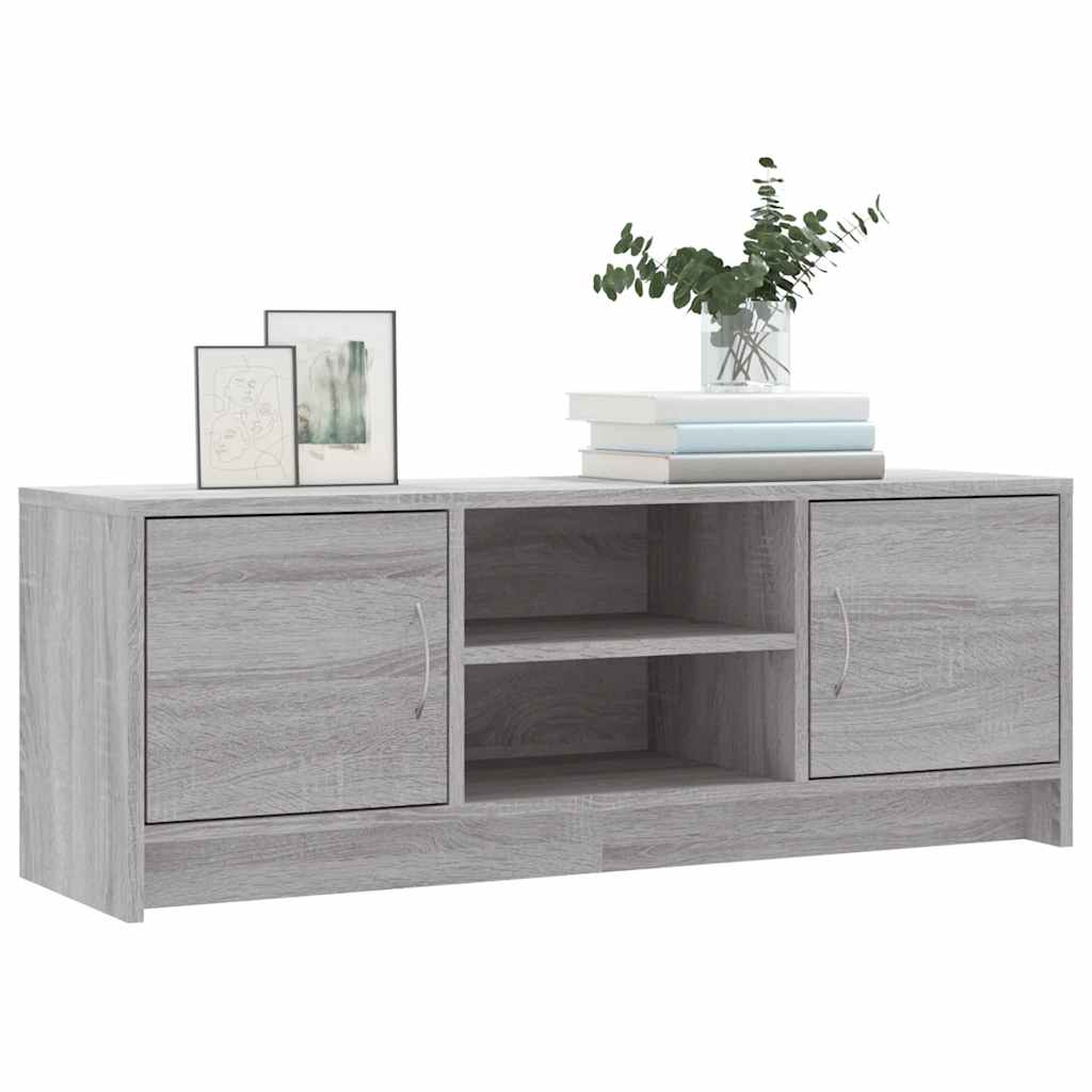 TV Cabinet Grey Sonoma 102x30x37,5 cm Engineered Wood