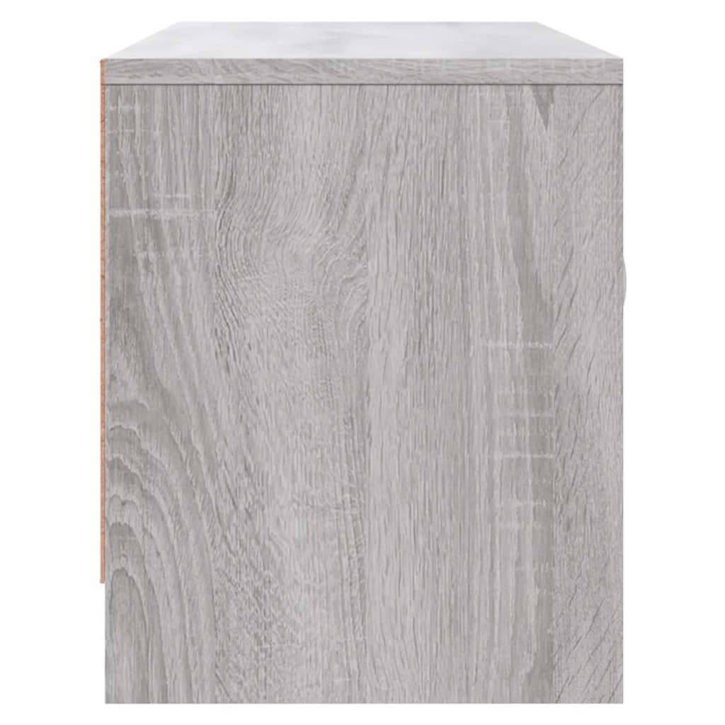 TV Cabinet Grey Sonoma 102x30x37,5 cm Engineered Wood
