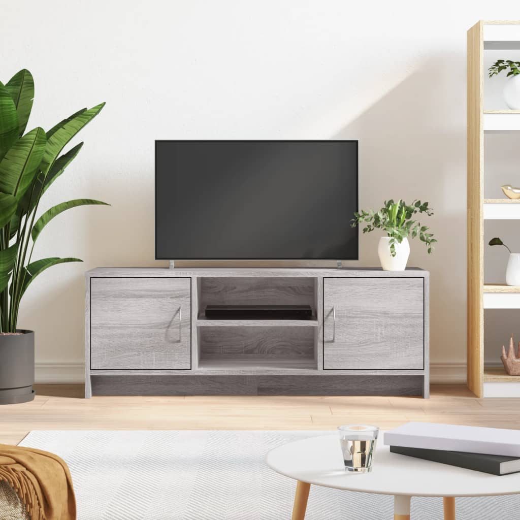 TV Cabinet Grey Sonoma 102x30x37,5 cm Engineered Wood