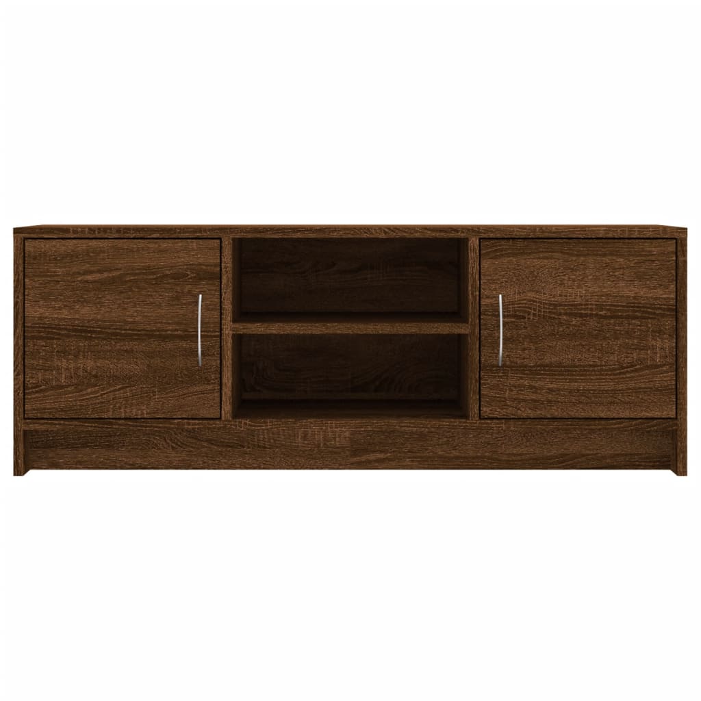 vidaXL TV Cabinet Brown Oak 102x30x37.5 cm Engineered Wood