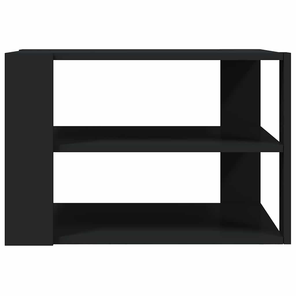 Coffee Table Black 58x58x40 cm Engineered Wood