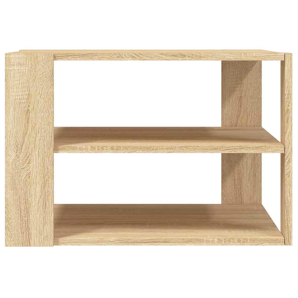 Coffee Table Sonoma Oak 58x58x40 cm Engineered Wood