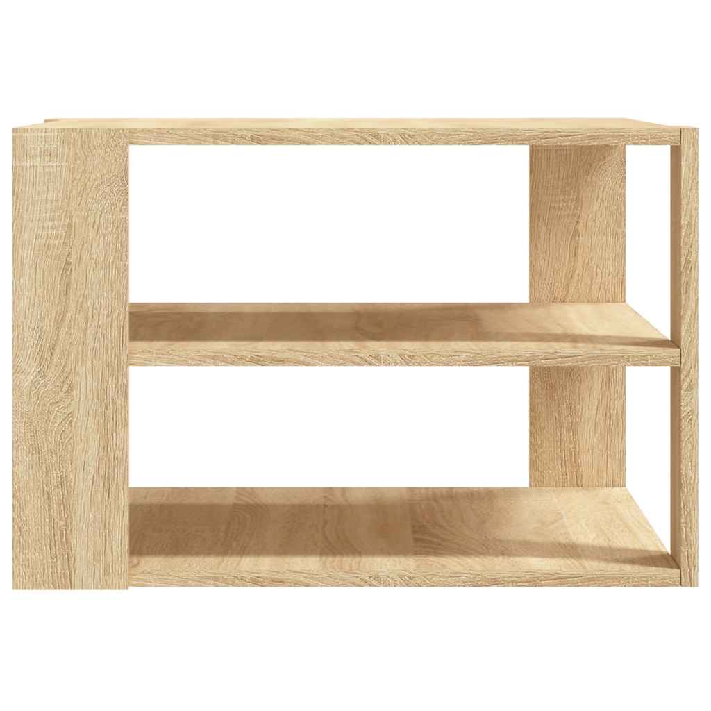 Coffee Table Sonoma Oak 58x58x40 cm Engineered Wood