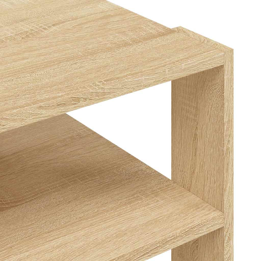 Coffee Table Sonoma Oak 58x58x40 cm Engineered Wood