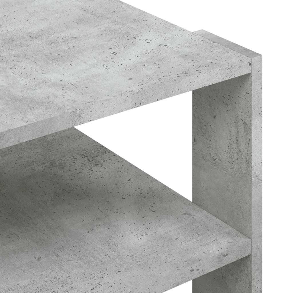 Coffee Table Concrete Grey 58x58x40 cm Engineered Wood