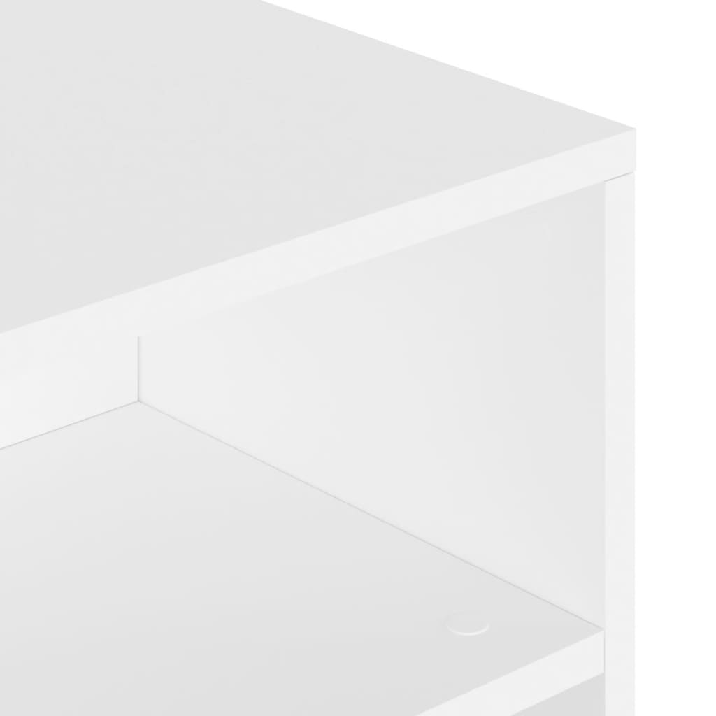 Coffee Table White 90x55x42,5 cm Engineered Wood