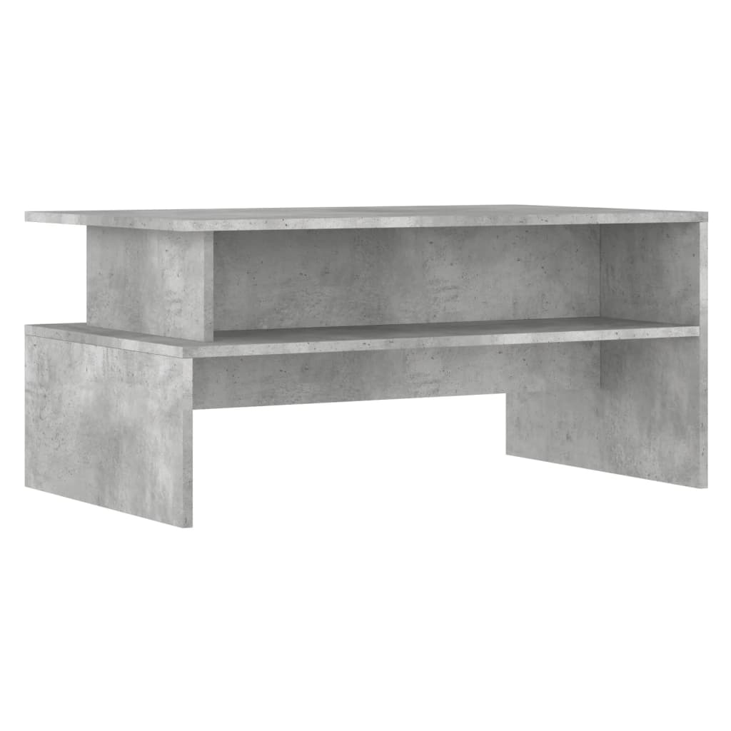 Coffee Table Concrete Grey 90x55x42,5 cm Engineered Wood