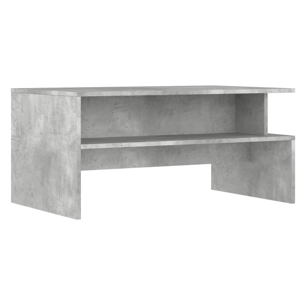 Coffee Table Concrete Grey 90x55x42,5 cm Engineered Wood