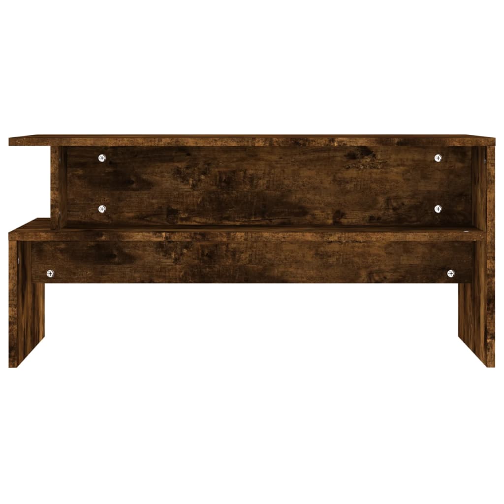 Coffee Table Smoked Oak 90x55x42,5 cm Engineered Wood