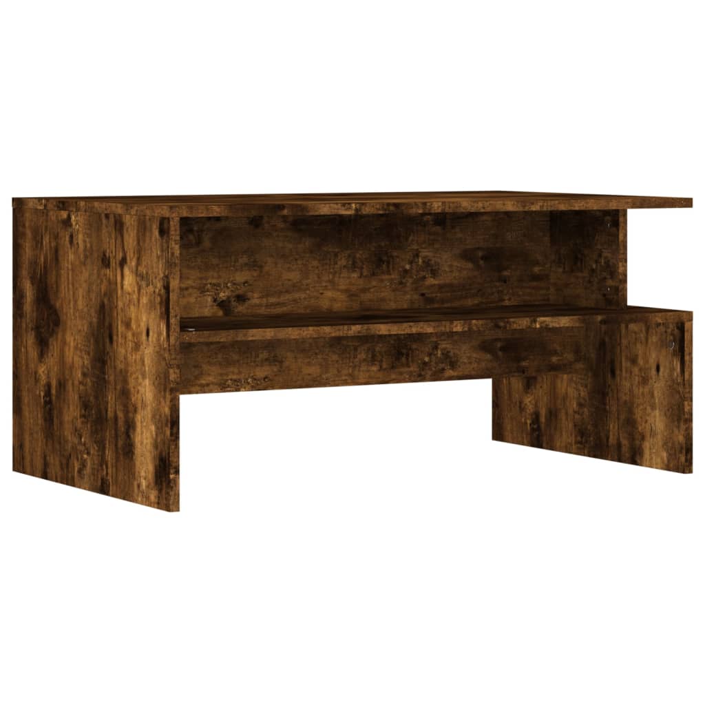 Coffee Table Smoked Oak 90x55x42,5 cm Engineered Wood