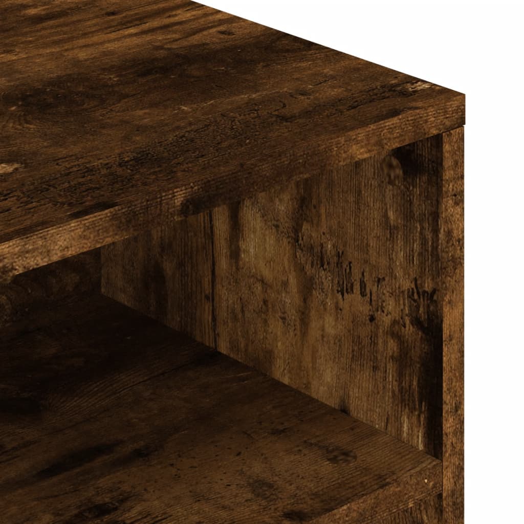 Coffee Table Smoked Oak 90x55x42,5 cm Engineered Wood