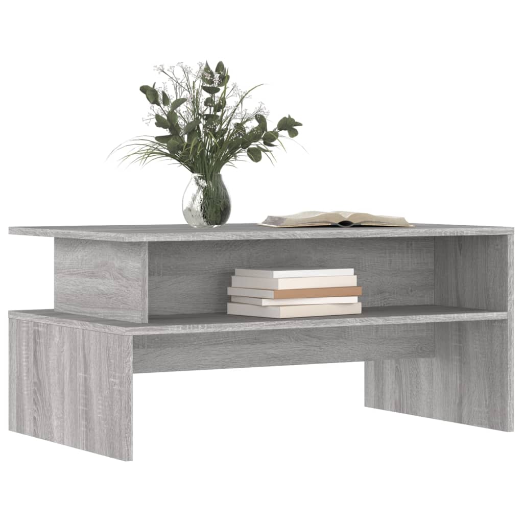 Coffee Table Grey Sonoma 90x55x42,5 cm Engineered Wood