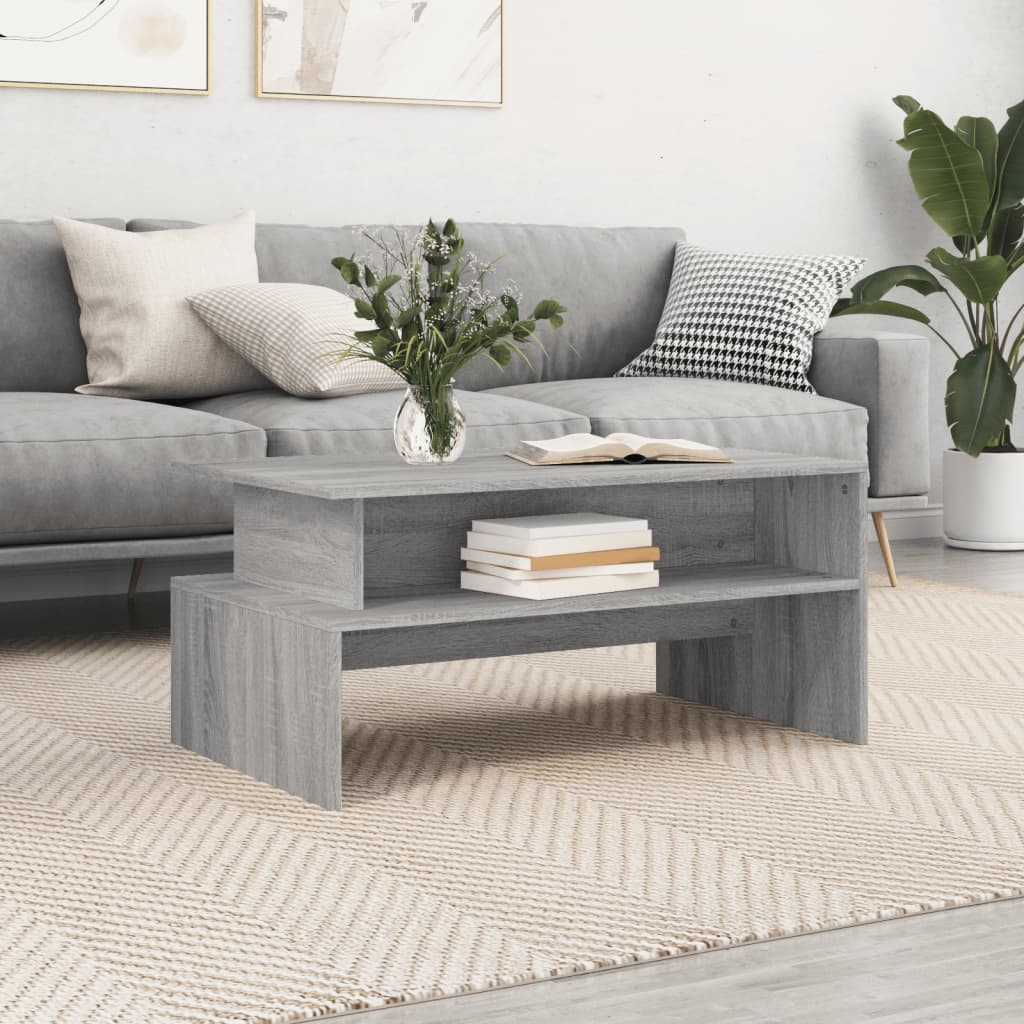 Coffee Table Grey Sonoma 90x55x42,5 cm Engineered Wood