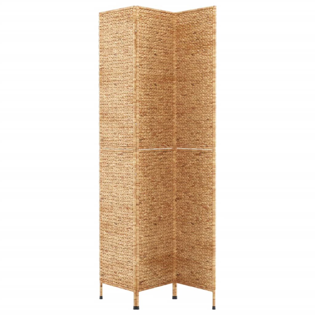 vidaXL Room Divider 3-Panel 122x180 cm Water Hyacinth