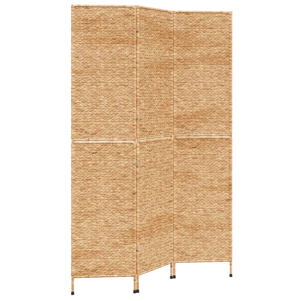 vidaXL Room Divider 3-Panel 122x180 cm Water Hyacinth