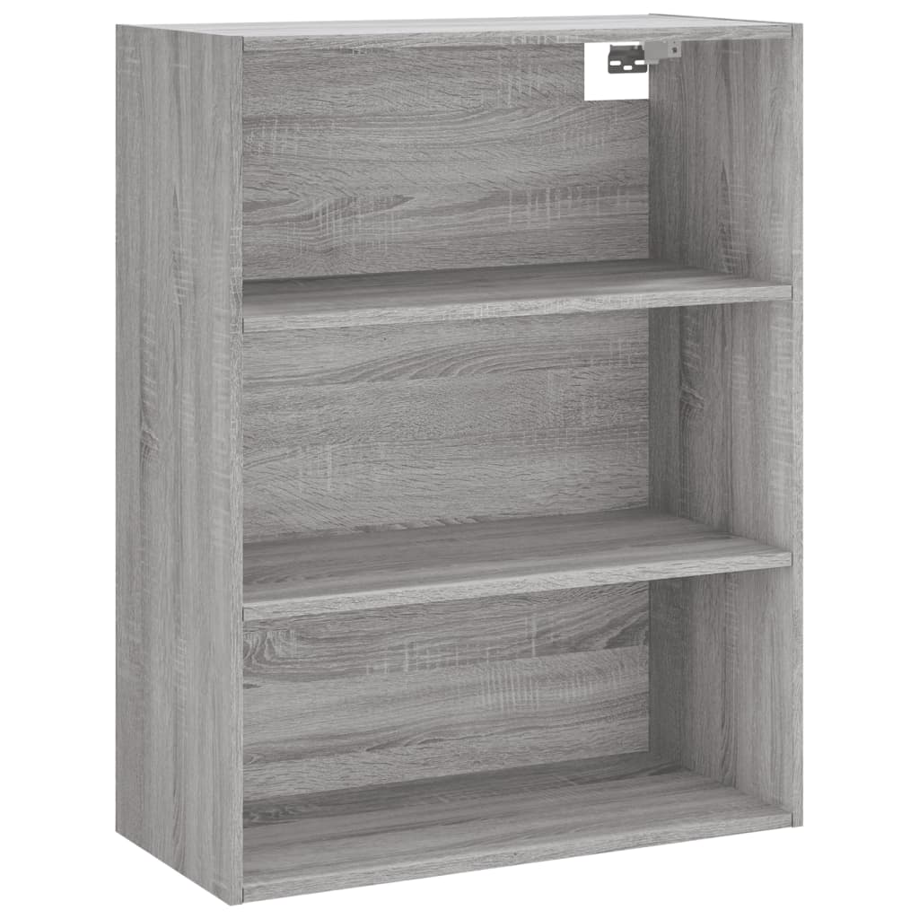 Highboard Grey Sonoma 69,5x34x180 cm Engineered Wood