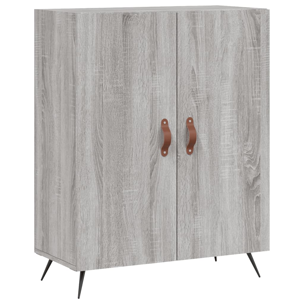 Highboard Grey Sonoma 69,5x34x180 cm Engineered Wood