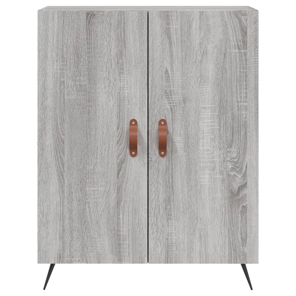 Highboard Grey Sonoma 69,5x34x180 cm Engineered Wood