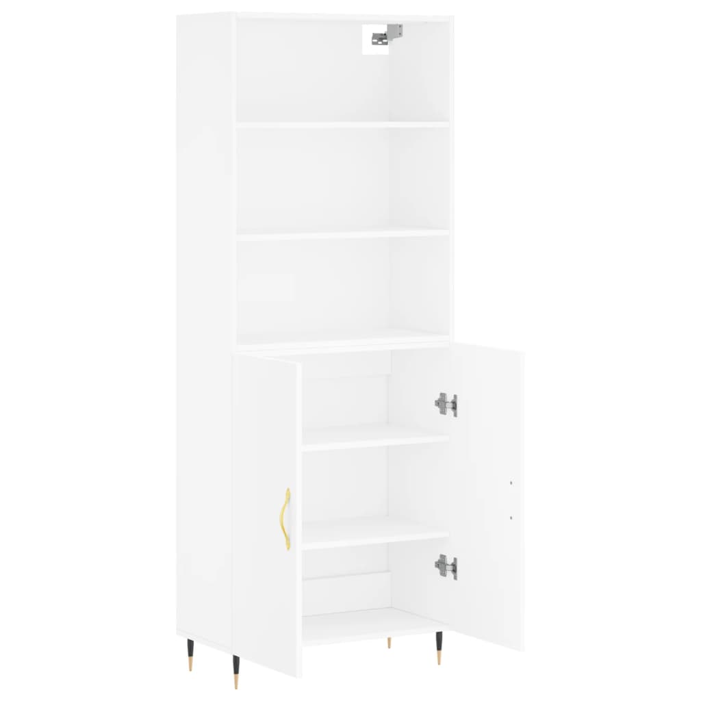 vidaXL Highboard White 69.5x34x180 cm Engineered Wood