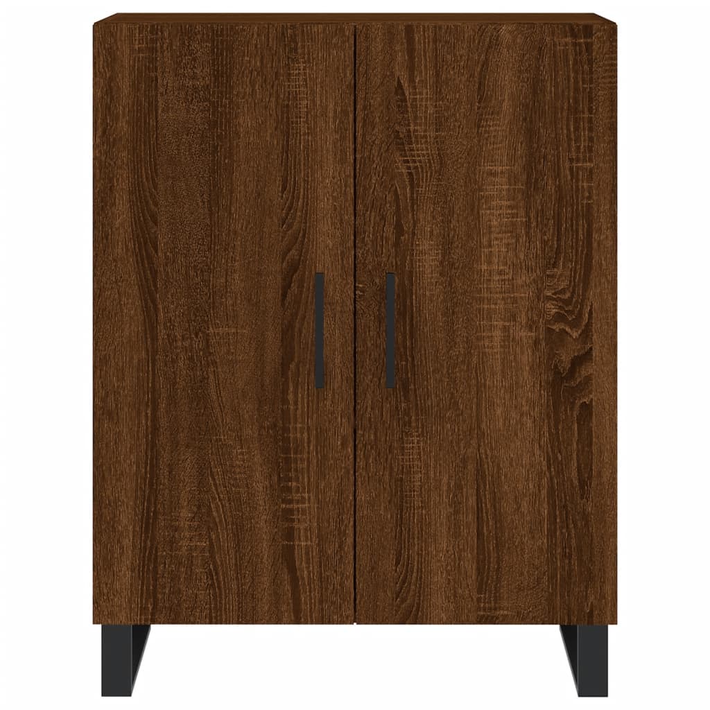 vidaXL Highboard Brown Oak 69.5x34x180 cm Engineered Wood