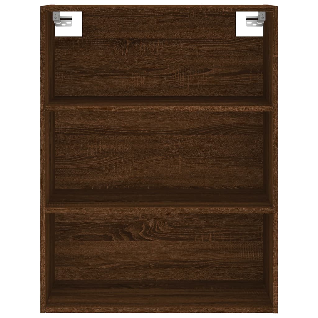 vidaXL Highboard Brown Oak 69.5x34x180 cm Engineered Wood