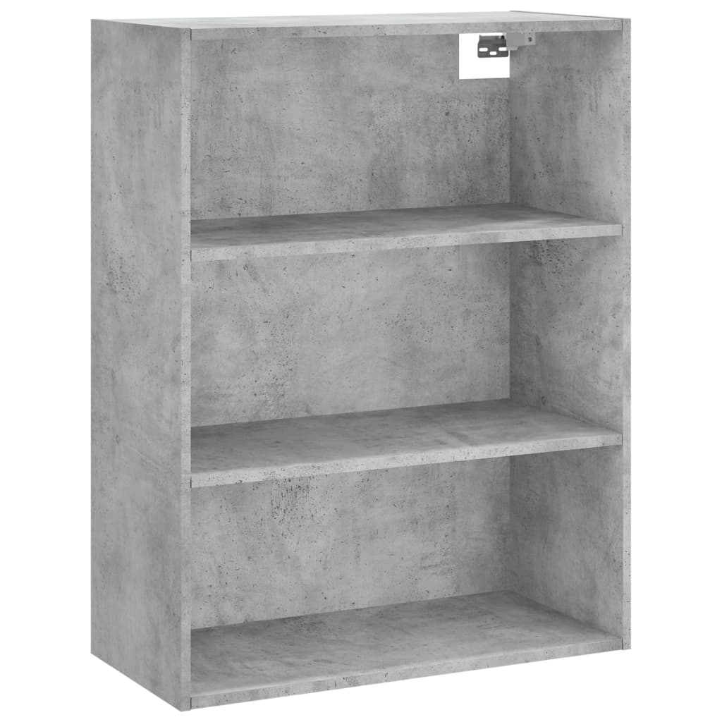 Highboard Concrete Grey 69,5x34x180 cm Engineered Wood