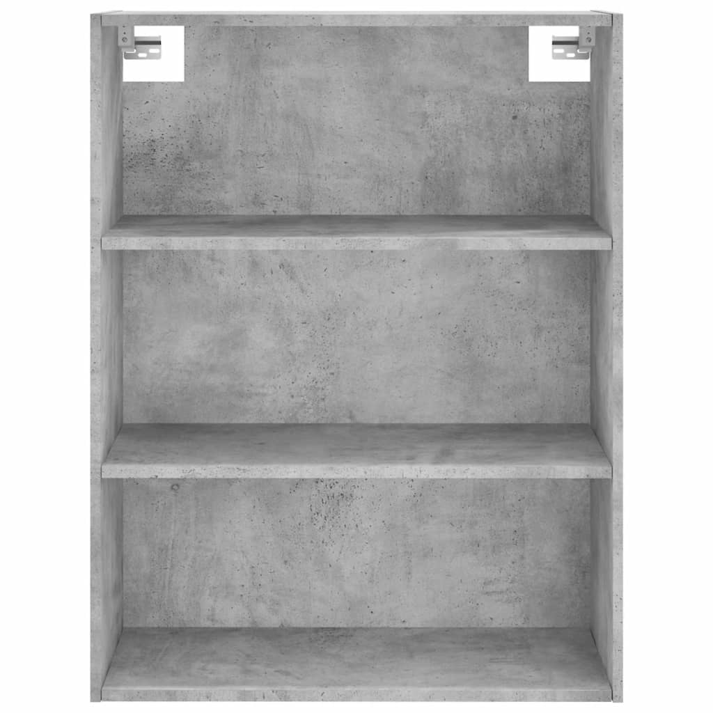 Highboard Concrete Grey 69,5x34x180 cm Engineered Wood