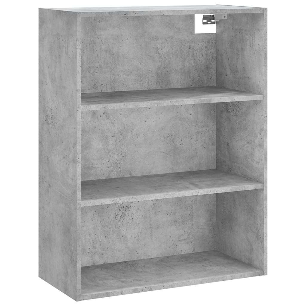 Highboard Concrete Grey 69,5x34x180 cm Engineered Wood