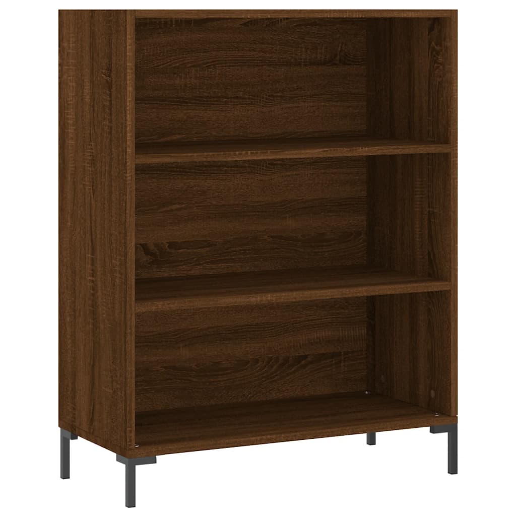 vidaXL Highboard Brown Oak 69.5x32.5x180 cm Engineered Wood