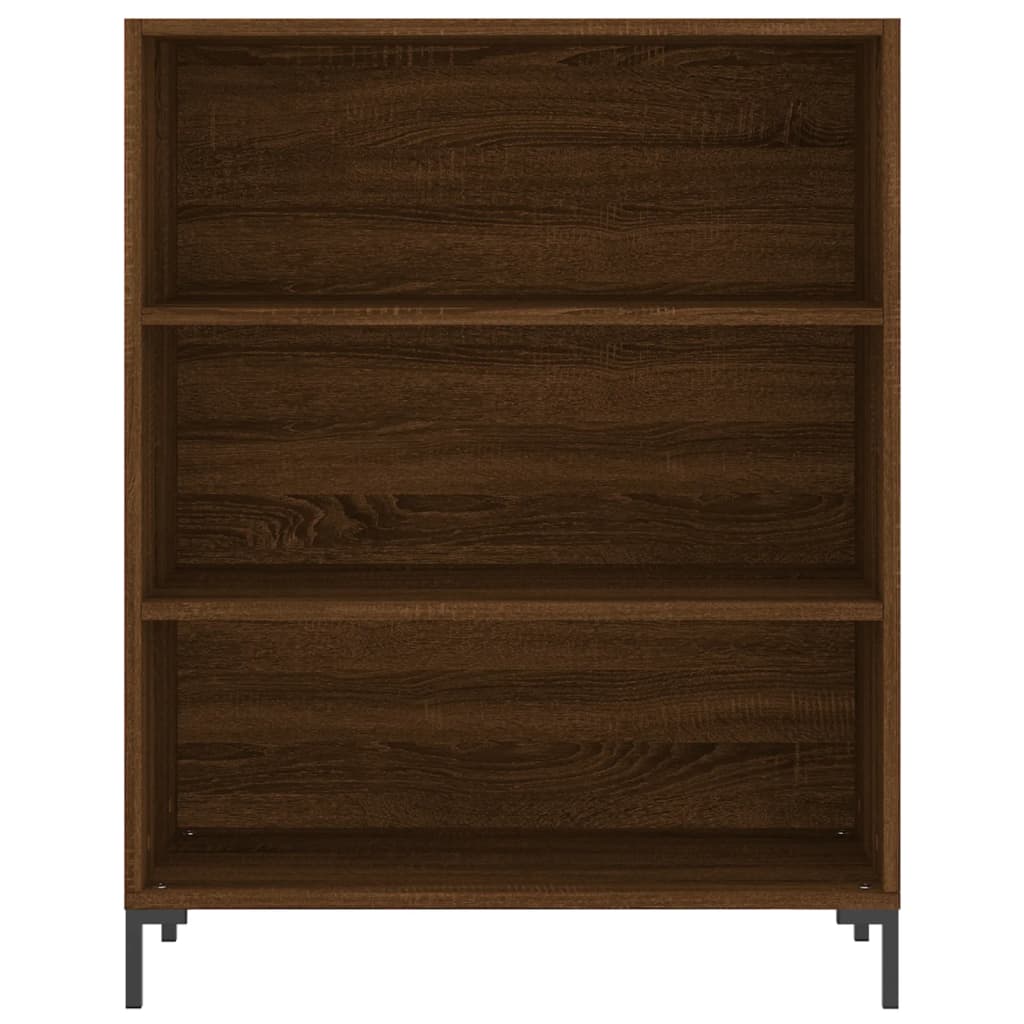 vidaXL Highboard Brown Oak 69.5x32.5x180 cm Engineered Wood