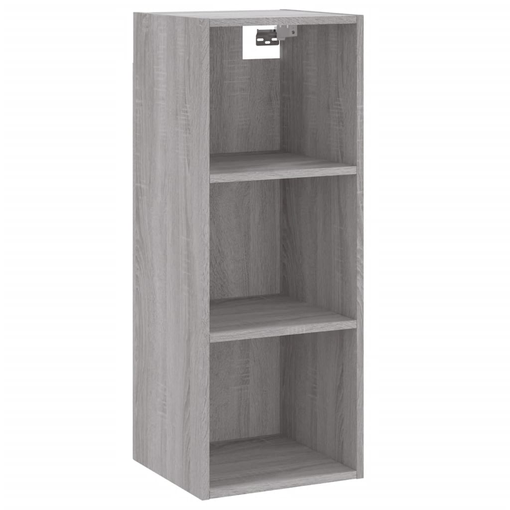 vidaXL Highboard Grey Sonoma 34.5x34x180 cm Engineered Wood